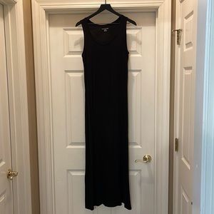 Black maxi dress